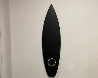 Black Decorative Surfboard Wall Art