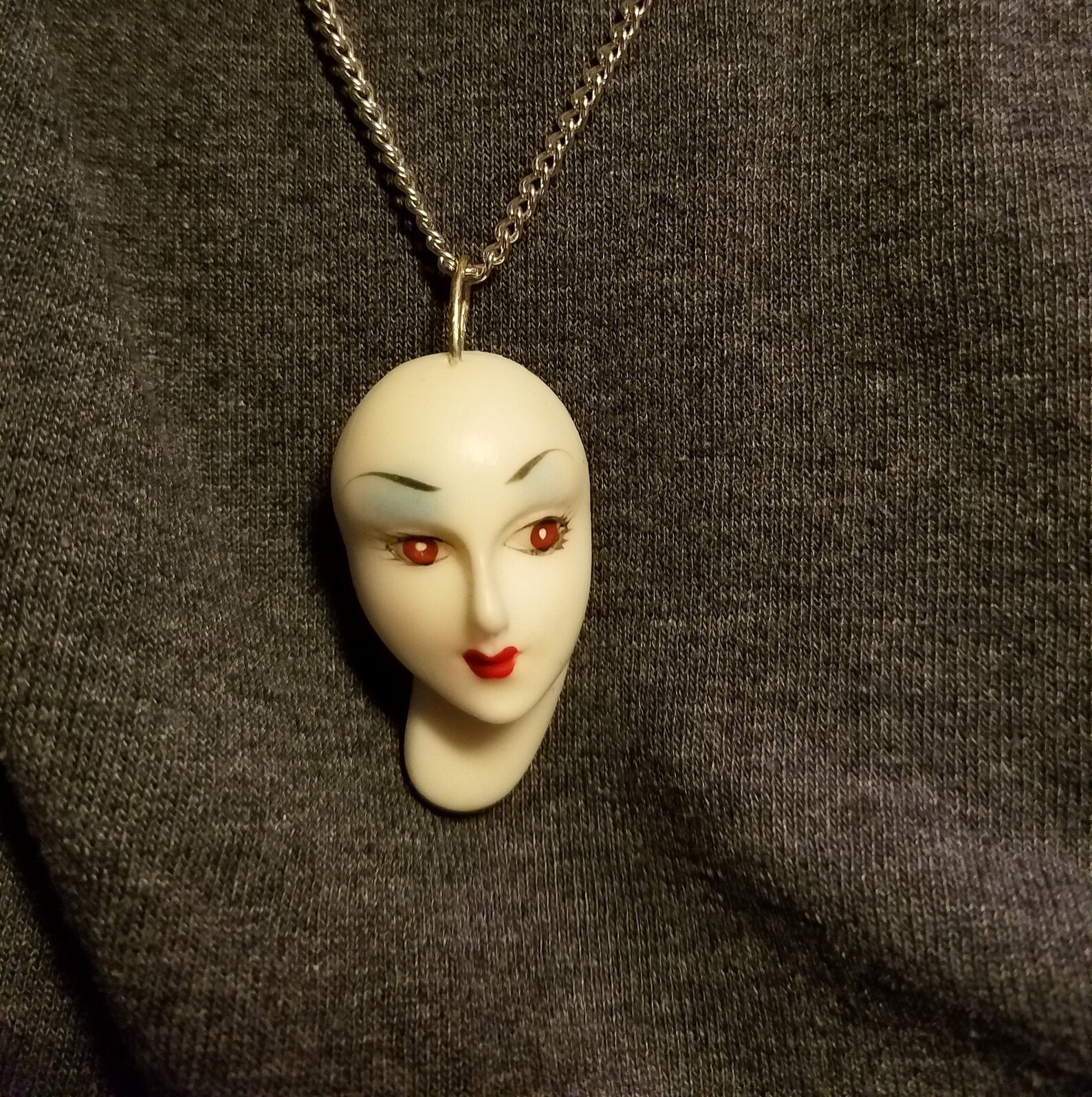 Mannequin necklace and earrings set Etsy