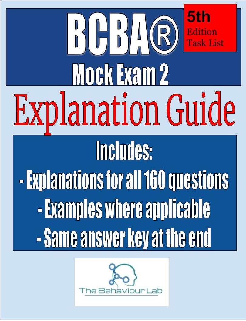 5th edition task list bcba exam complete bundle bcba mock etsy