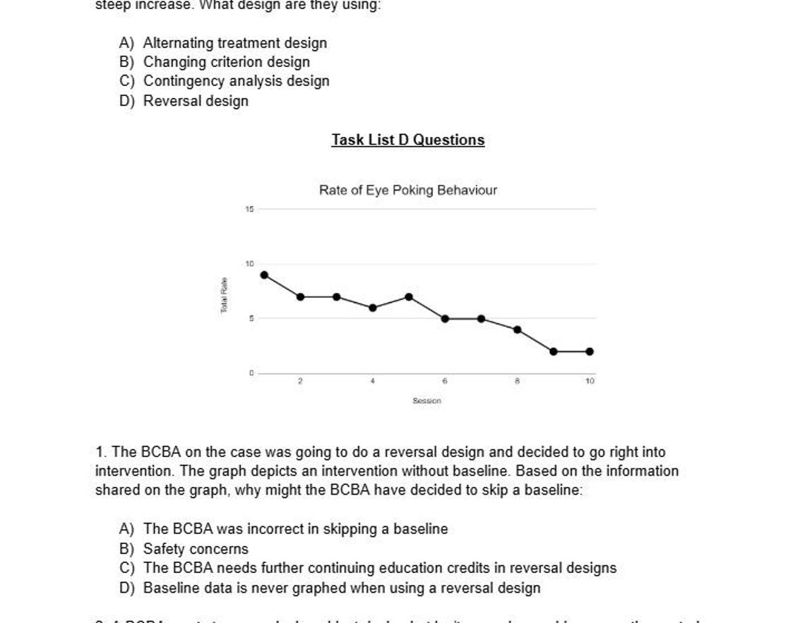 6th Edition BCBA Mock Exam 2 | Explanation Guide | 175 New Questions ...