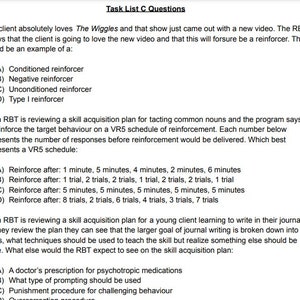 RBT Exam Study Bundle | 2nd Edition Task List | 3 Mock Exams ...