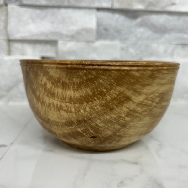 5 1/2” Hand Turned Bradford Pear Bowl | Wooden Serving Bowl | Trinket Bowl