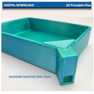 Diamond painting tray stl file 3d print your own diamond painting tray stl diamond painting tray gift for diamond painter print your own