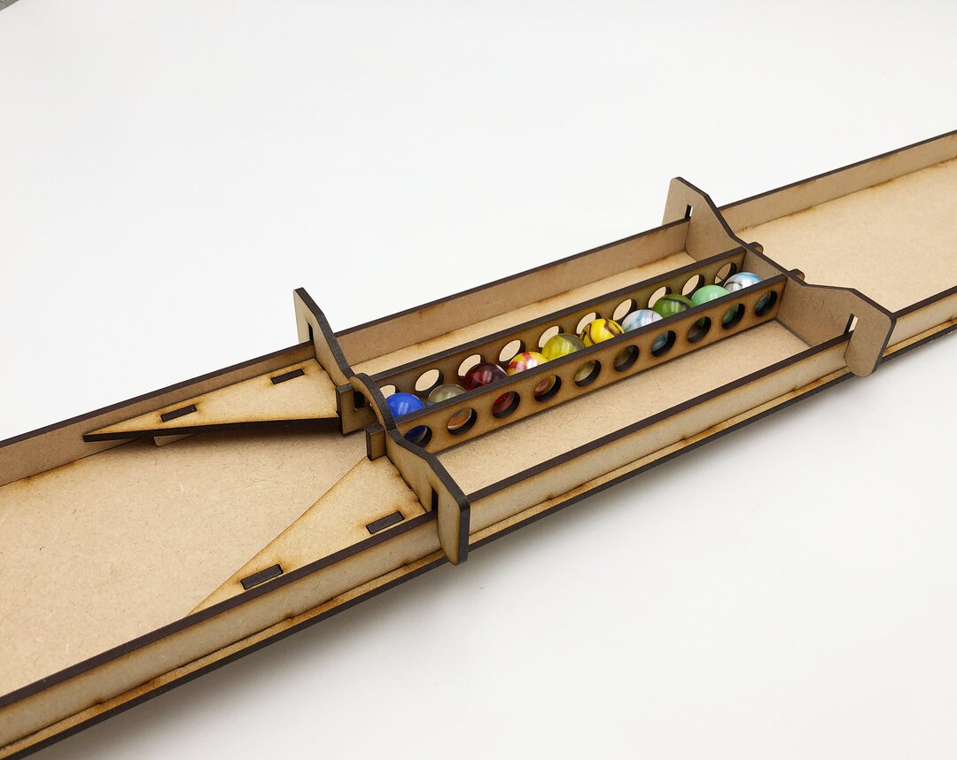 FINISHERS SHOOT 10 Marbles, Marble Race Track Kit, A DIY Modular Marble