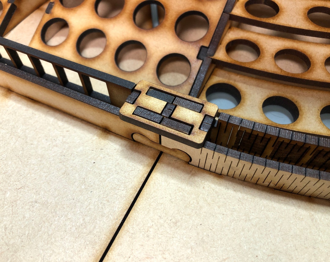 DOUBLESIDED CLIPS Clip Spectator Stands to the Track, Marble Race Track Kit, A Diy Modular