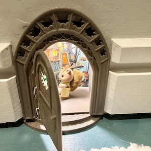 Fairy door Mouse door hidden door in wall tiny fairy door fairy garden door gnome house miniature magic door mini door wall enchanted door