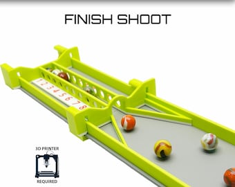 Pista da corsa in marmo stampabile in 3D - Ripresa finale - Set di file STL digitali