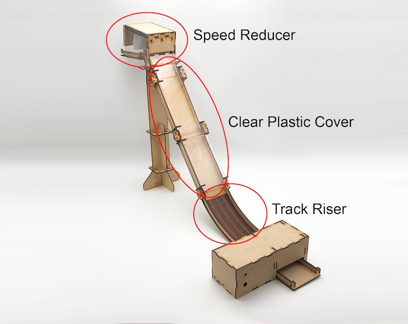 TRACK RISER & SPEED Reducer, Marble Race Track Kit, A Diy Modular ...