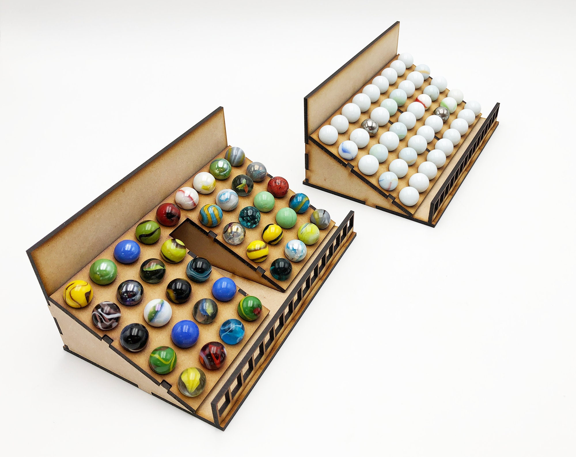 Marble Spectator Stands 2 Pack Marble Race Track Kit A DIY Etsy