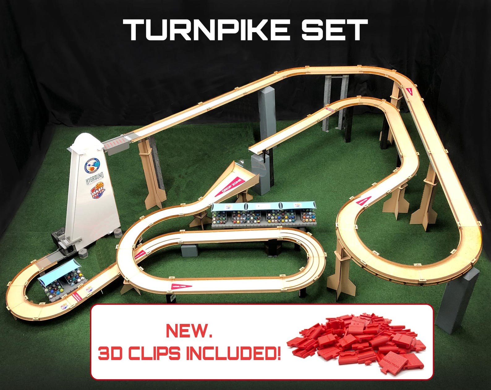 MARBLE RACETRACK SYSTEM - Modular Marble Run System: Customizable Stem ...