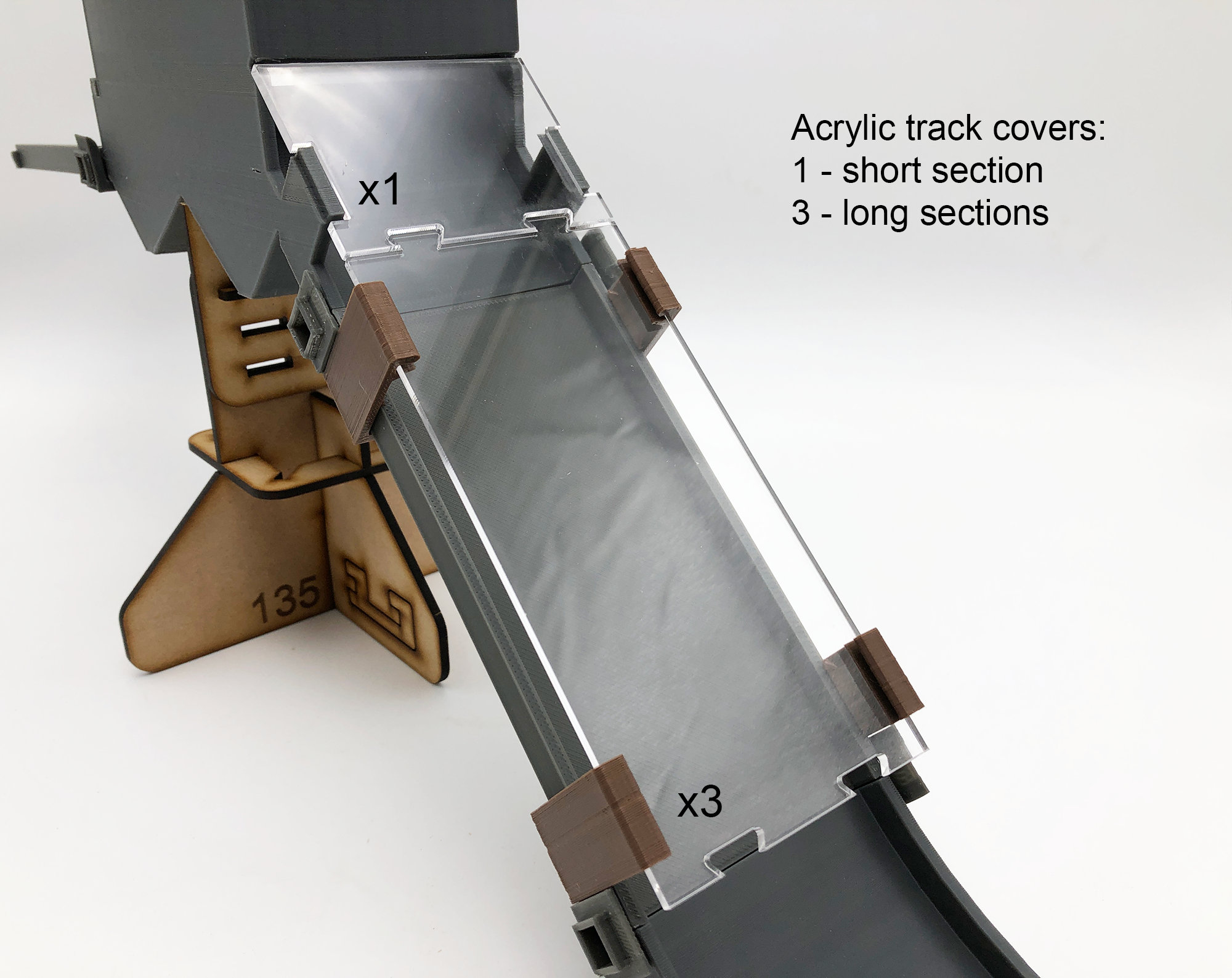 Metal Track Riser Materials for Track Riser & Speed Reducer - A Modular Marble Racetrack ...