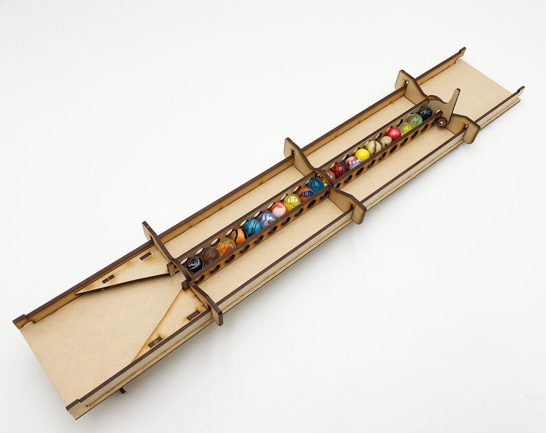 Drop-in FINISHERS SHOOT - 20 Marbles, Marble Race Track Kit, A DIY ...