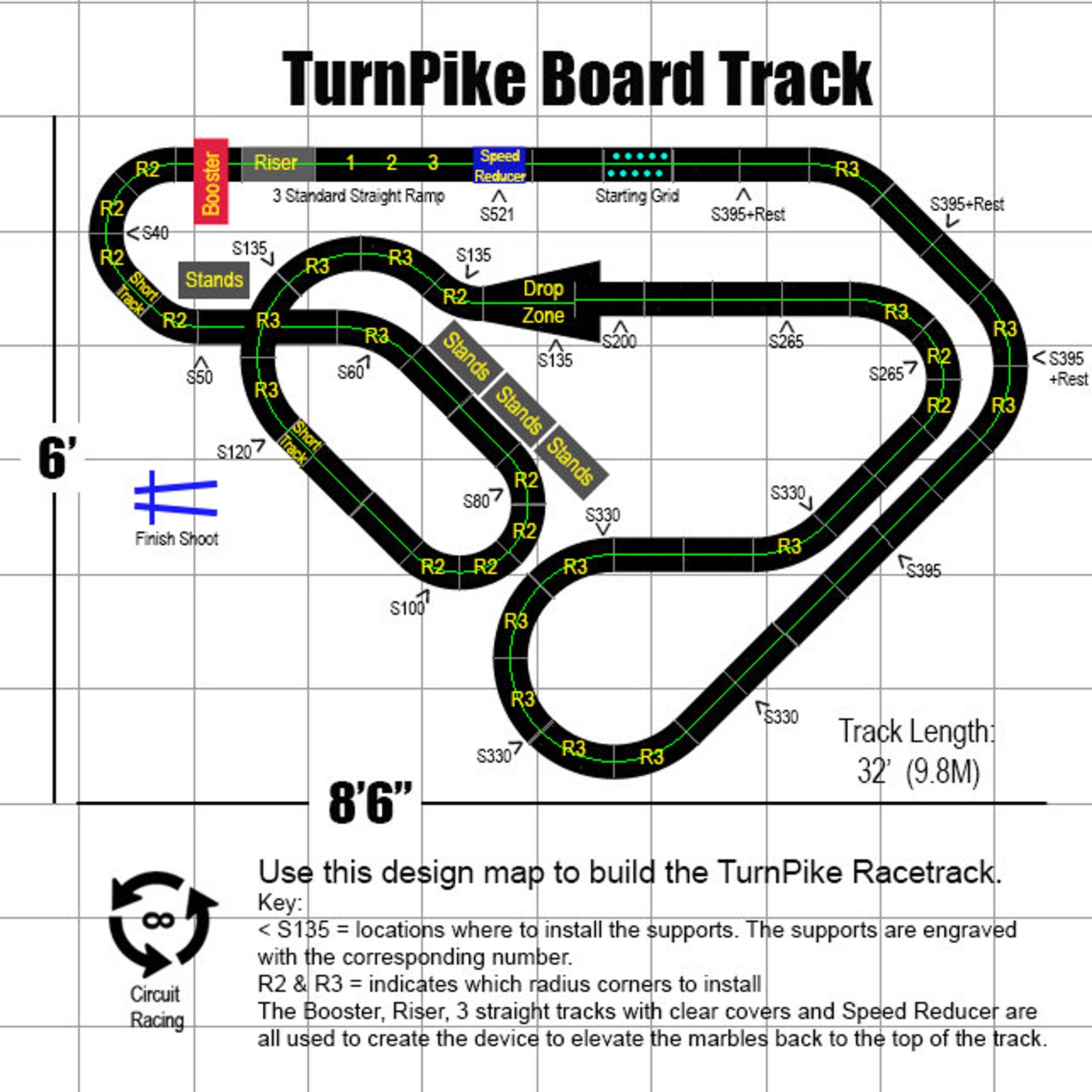 MARBLE RACETRACK SYSTEM - Modular Marble Run System: Customizable Stem ...