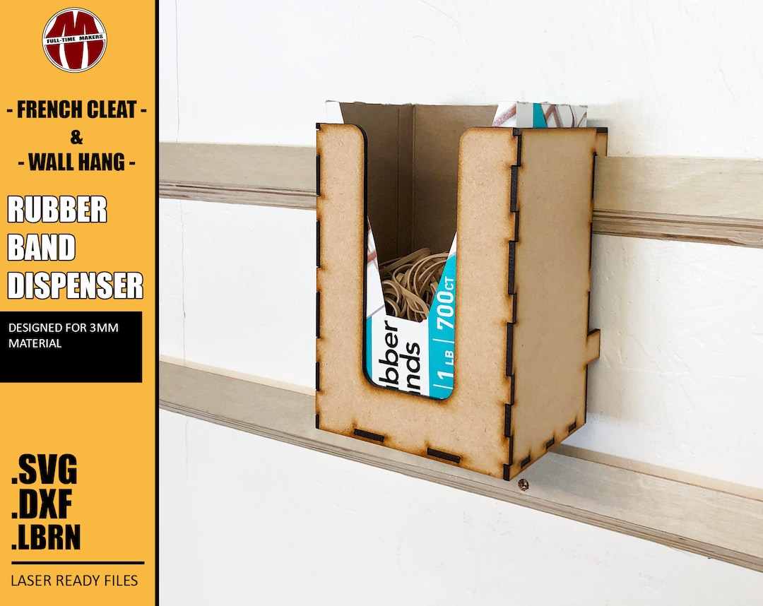 Rubber Band Dispenser Digital Files for Laser or CNC Etsy