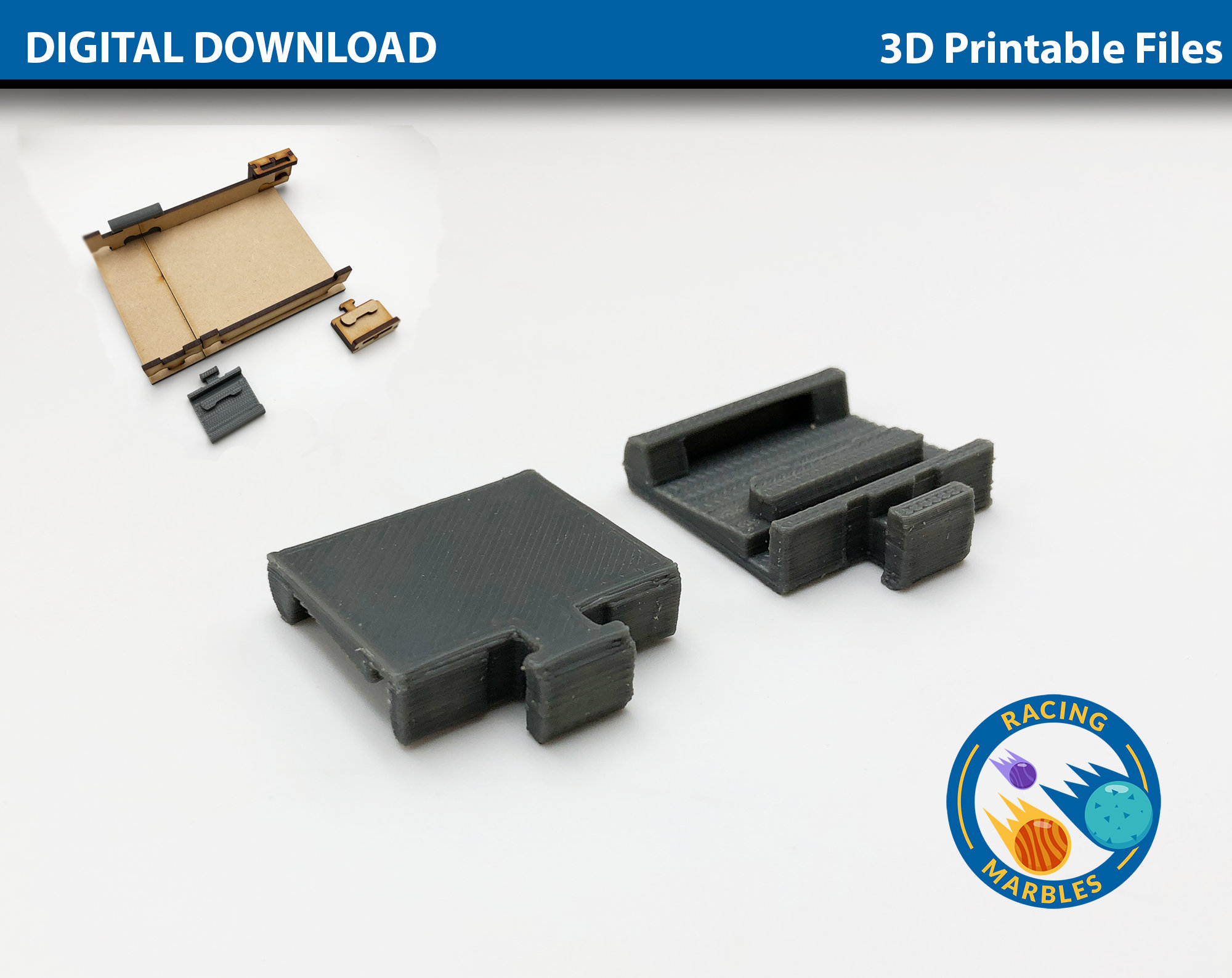 3D Printable CLIPS for Wooden Track DIGITAL FILES for 3D - Etsy
