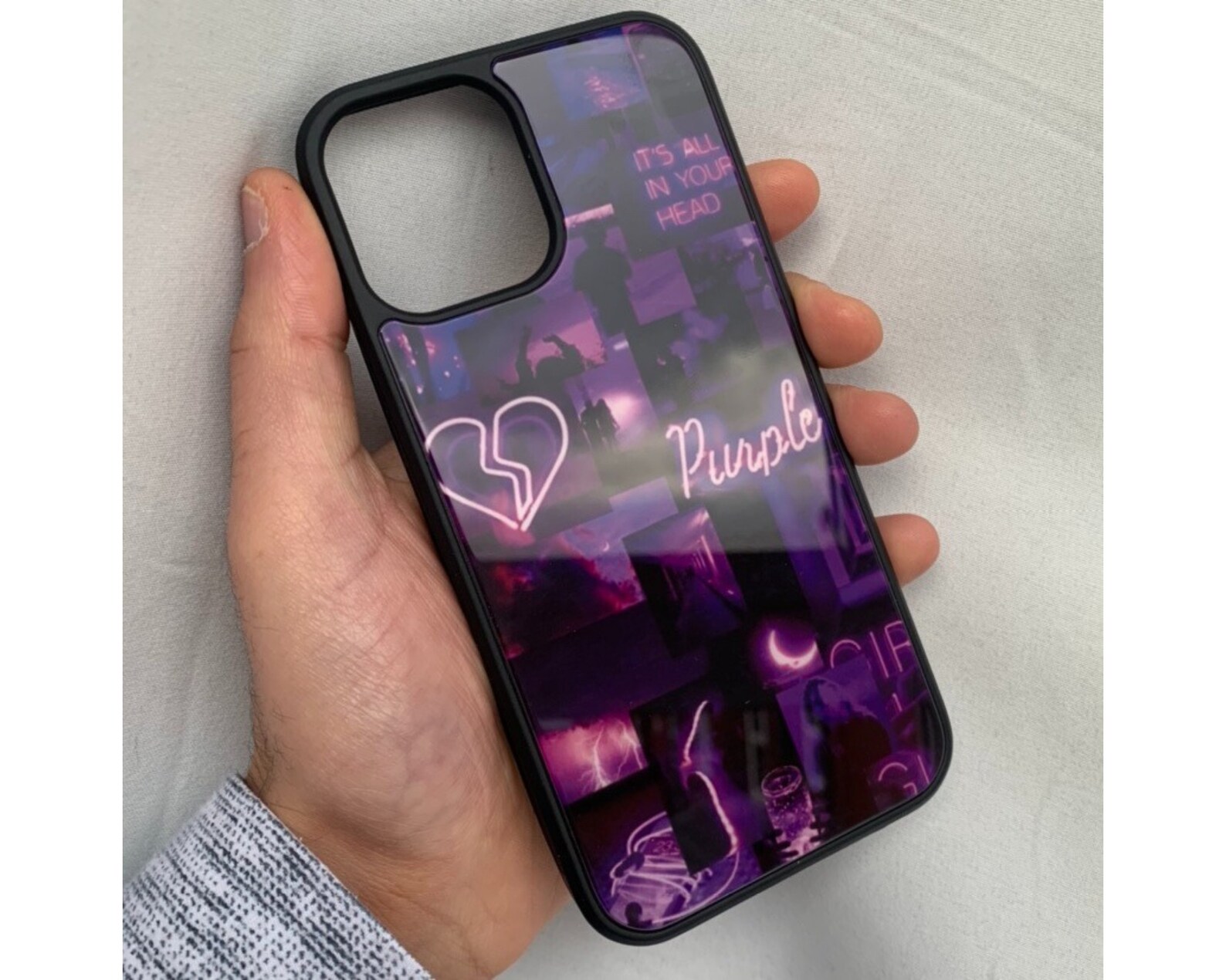 Purple Aesthetic Phone Case for Iphone 13 12 11 Pro Max Etsy