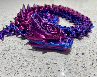 3D Printed Rose Dragon | Articulated