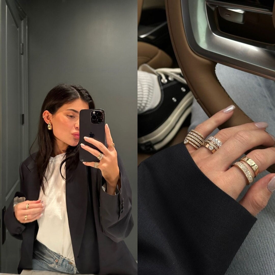 Kylie Jenner and daughter Stormi, three, flaunt matching diamond rings |  Metro News