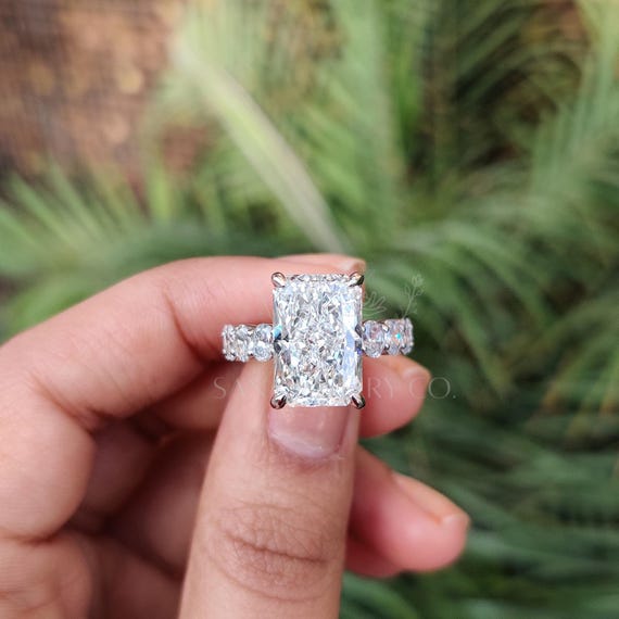 Moissanite Fidanzamento Senza Anello Anello Moissanite Torino