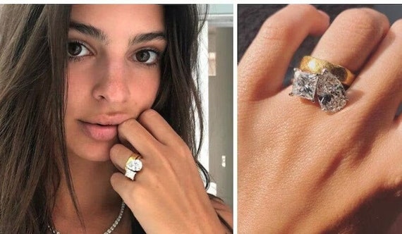 Congratulations to David Foster & Katharine Mcphee on their recent  engagement! Find your own ring with that stunning elegance. By #martinflyer  ....#martinflyer …