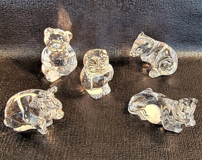 Princess House Crystal Pets Made in Germany, 5 Variations Available, Collectible Crystal Animal