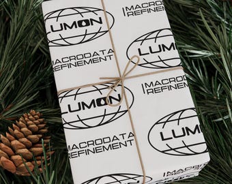 Severance Wrapping Paper: Lumon Macrodata Refinement Gift