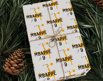Papel de regalo de Mbappé Aficionado al fútbol Madrid