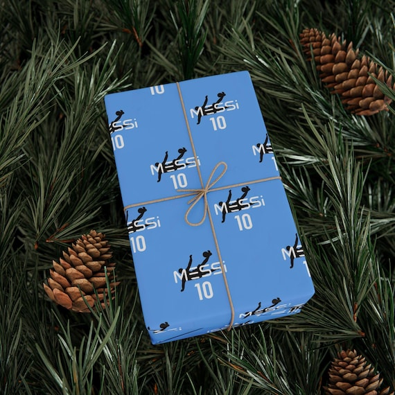 Lionel Messi Wrapping Paper: Soccer Fan Gift, Argentina Supporter