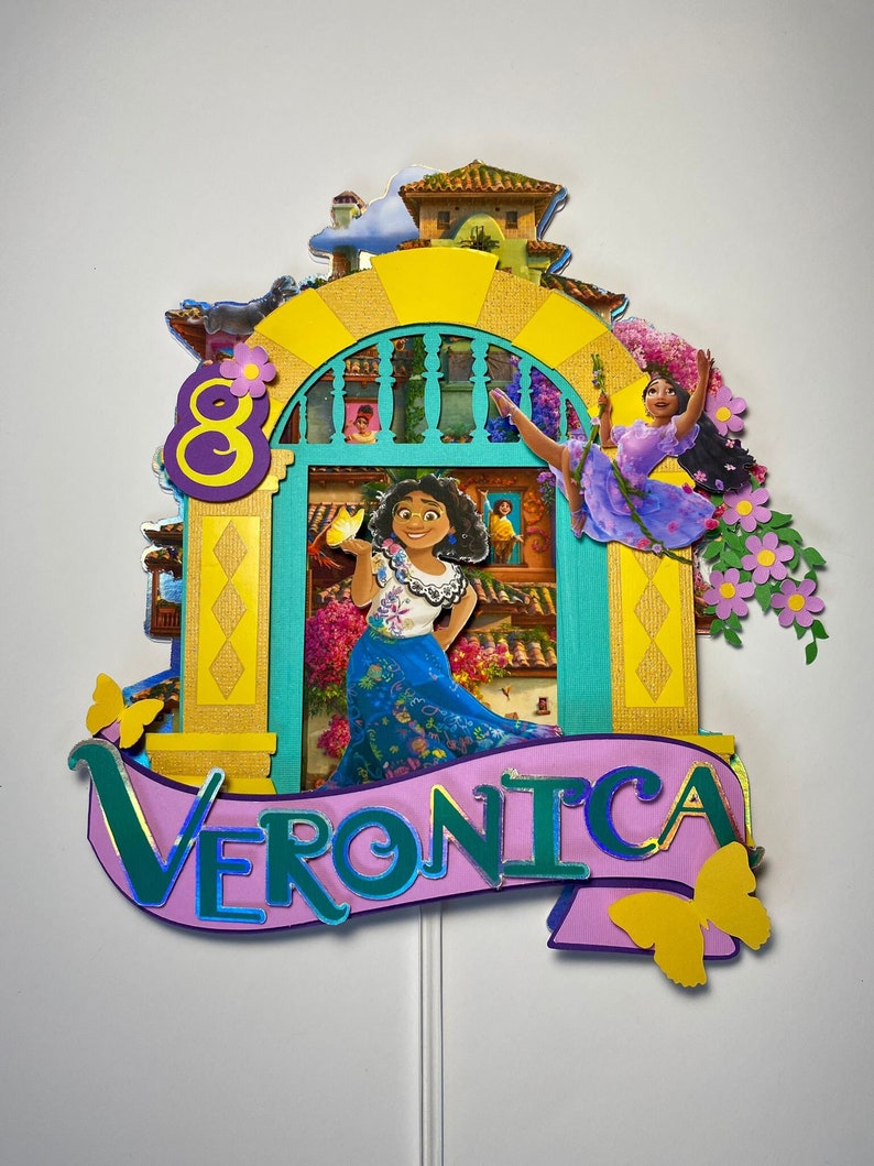 Encanto Cake Topper Encanto Party Decorations Encanto Etsy