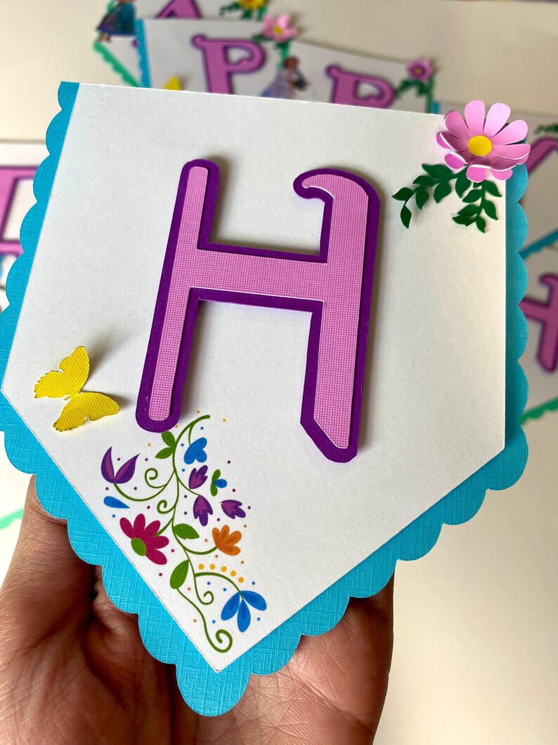 Encanto Birthday Banner 3D Encanto Party Decorations Encanto Etsy