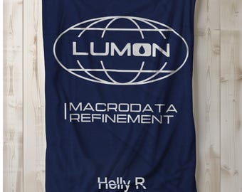 Lumon Macrodata Refinement Blanket: Severance Inspired Plush Blanket