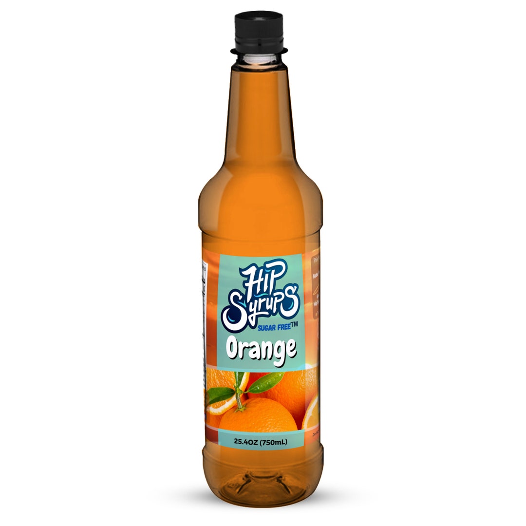 Hip Syrups Orange Sugar Free Simple Syrup Designed for Water Flavor