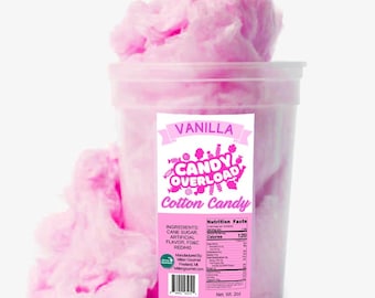 Vanilla Gourmet Cotton Candy
