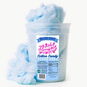 Sugar Free Cotton Candy - Blue Raz - Designed for Diabetics and the Keto Diet