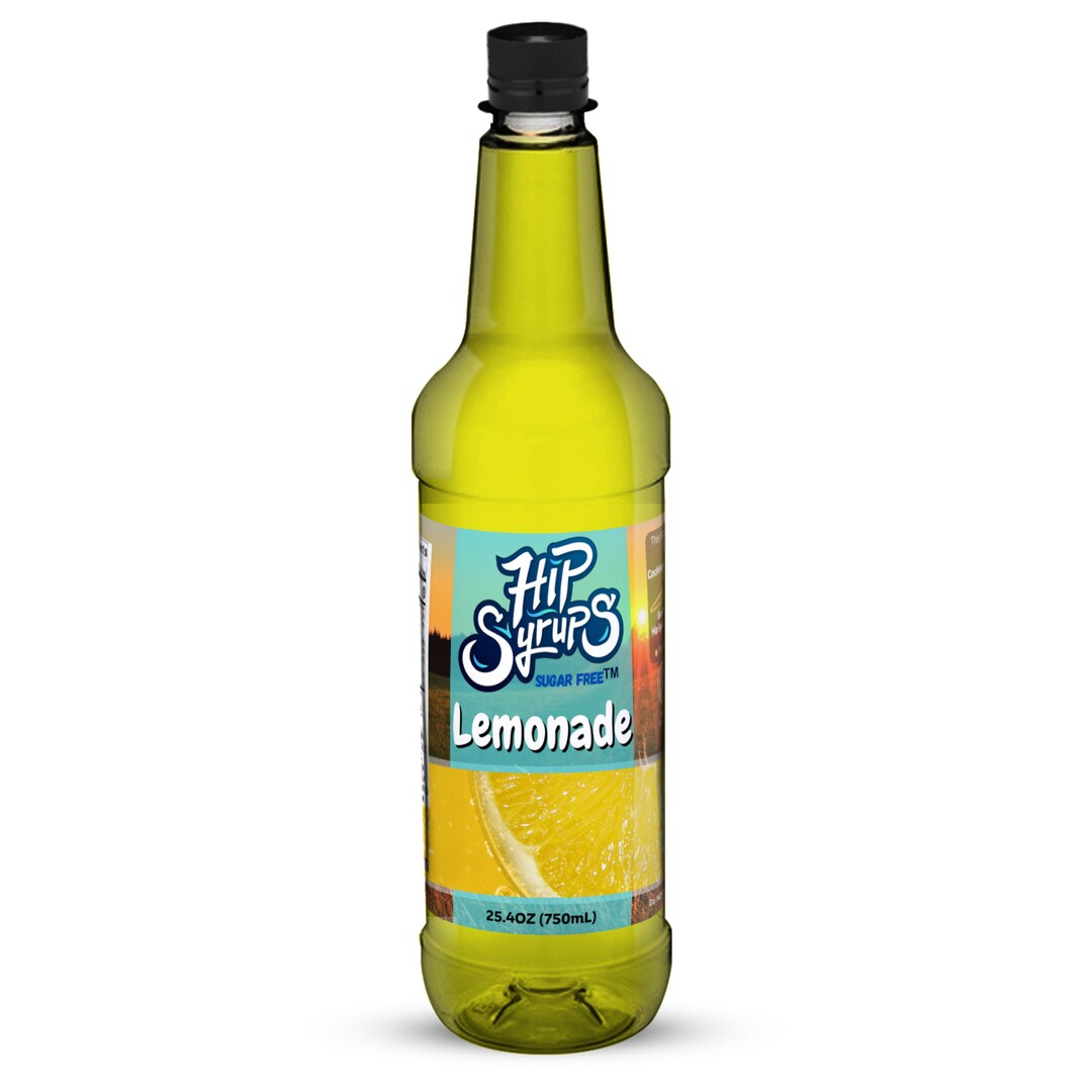 Hip Syrups Lemonade Sugar Free Simple Syrup Designed for Water Flavor