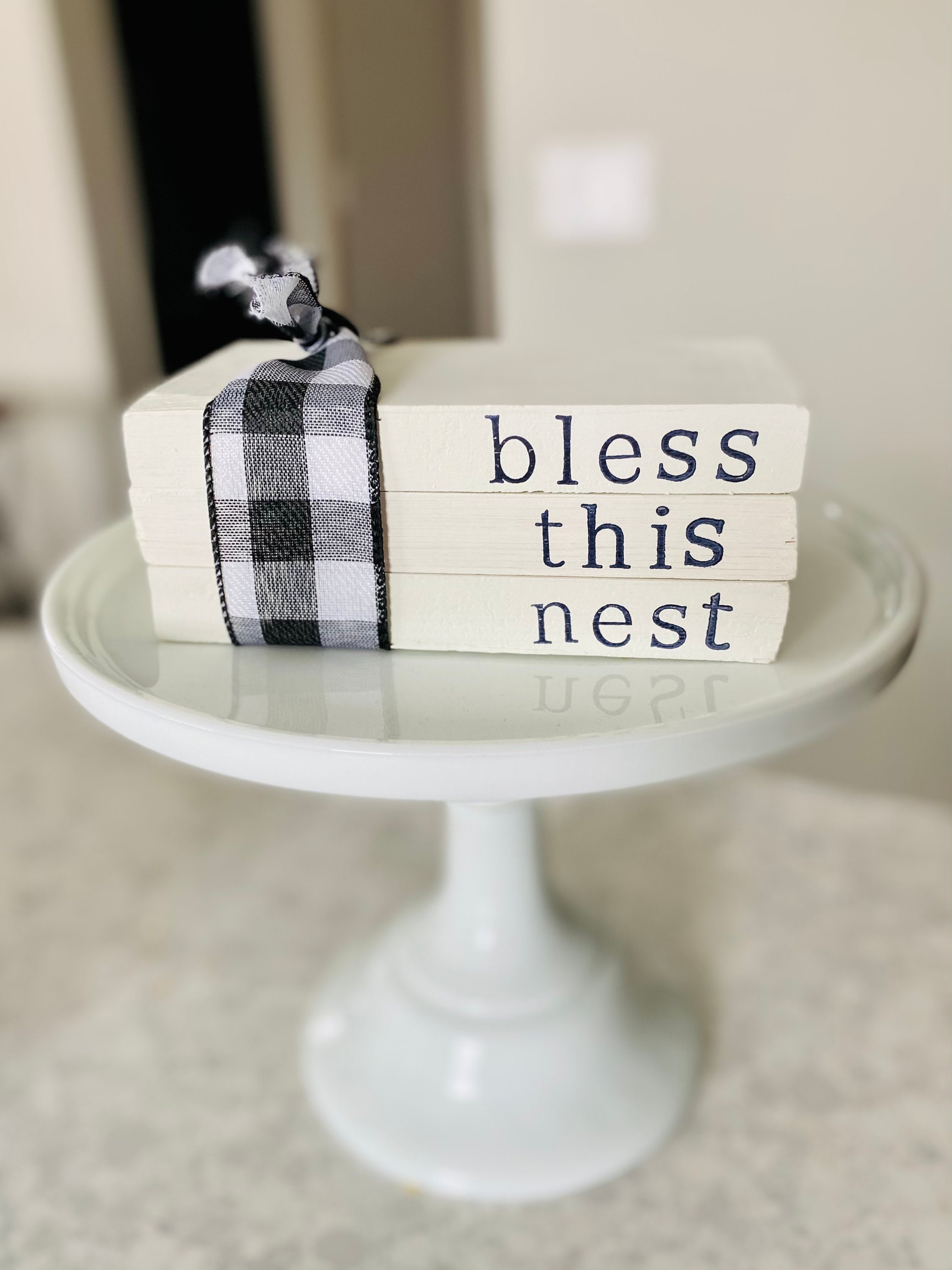 Mini Faux Book Stack Custom Book Stack Wooden Books Etsy