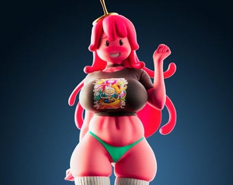 Pinke Prinzessin Bausatz | 3D Harz Gedruckte Figur | Offizier Rhu