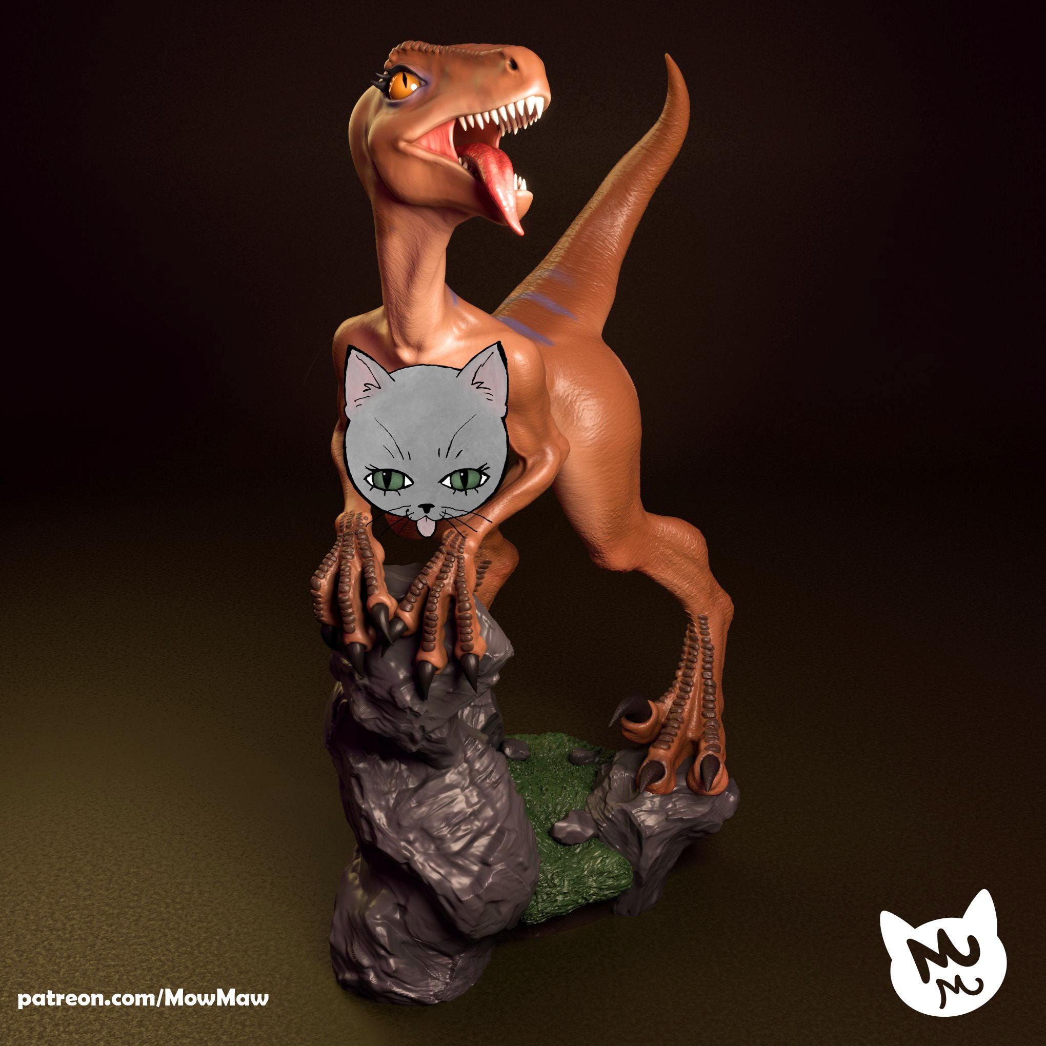 Lady Raptor Raptor Lady Model Kit | Mow Maw - Etsy