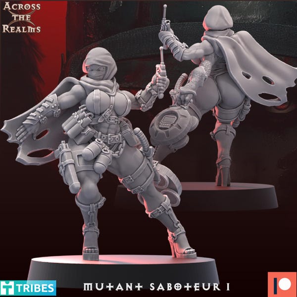 Mutant Saboteur Miniature | Across the Realms