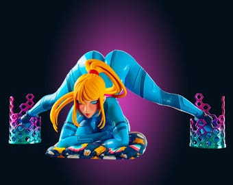Space Fighter Girl Model Bausatz | 3D Harz Gedruckte Figur | Offizier Rhu