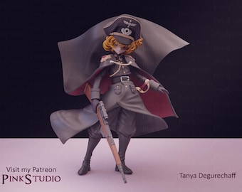 ターニャ・デグレチャフ - 幼女戦記 - 未塗装モデルキット - Etsy 日本