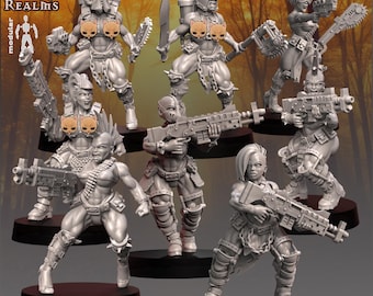 Post Apocalyptic Raider Miniatures | Across the Realms