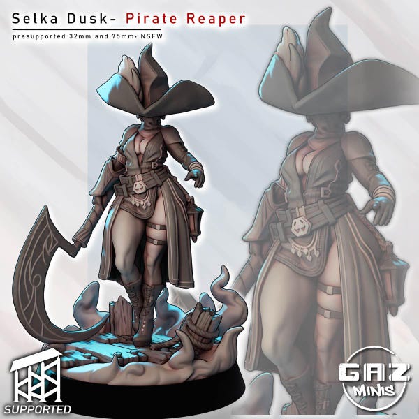 Selka Dusk - Pirate Reaper | Gaz Minis