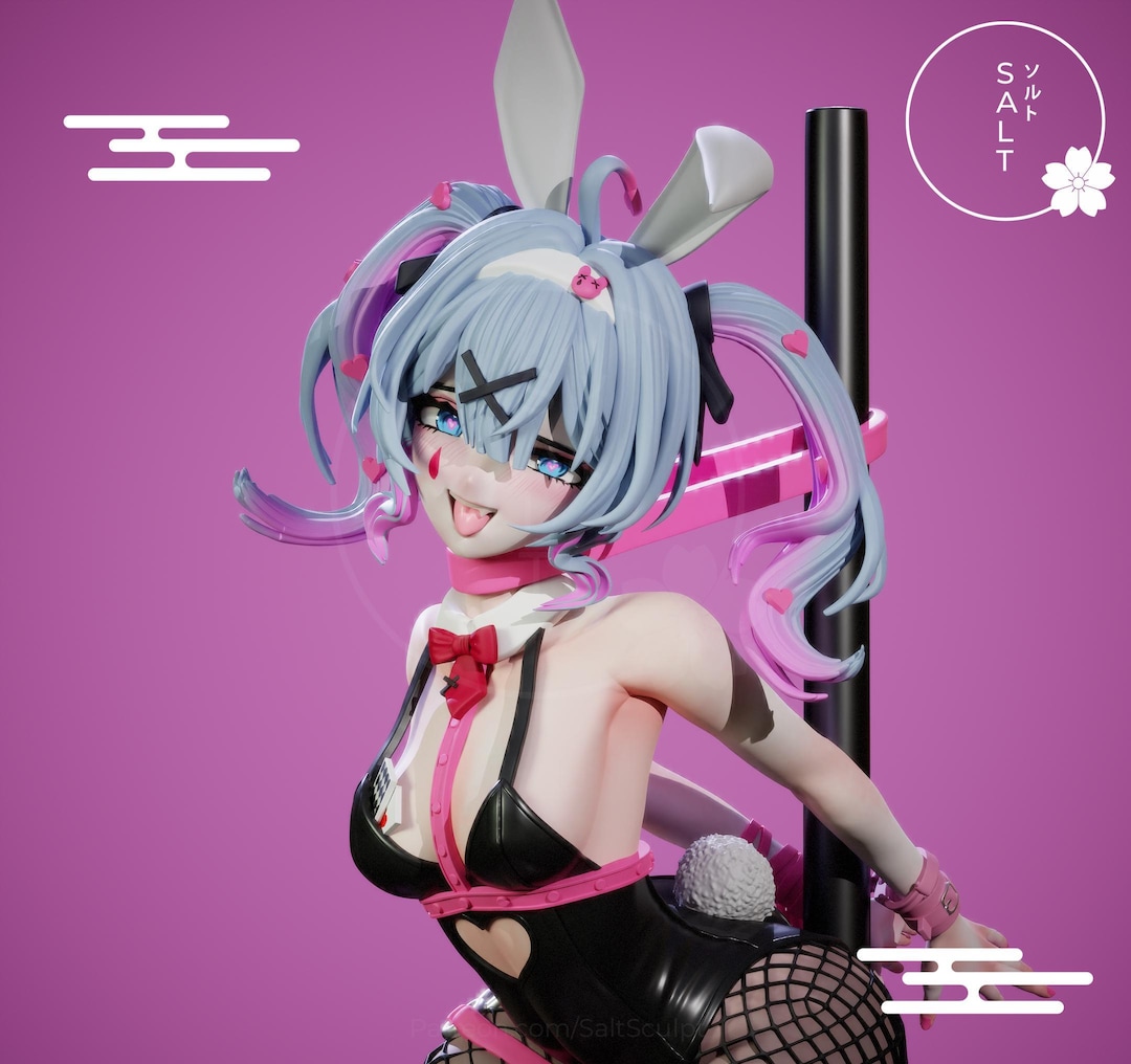 Vocaloid Girl Model Kit | 3D Resin Printed Figurine | Salt Sculpt - Etsy