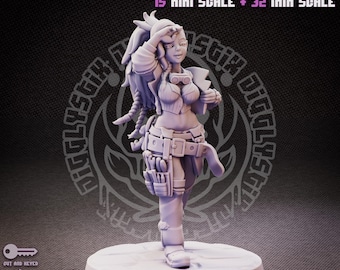 Wild monster smid pin-up miniatuur | Jigglystix