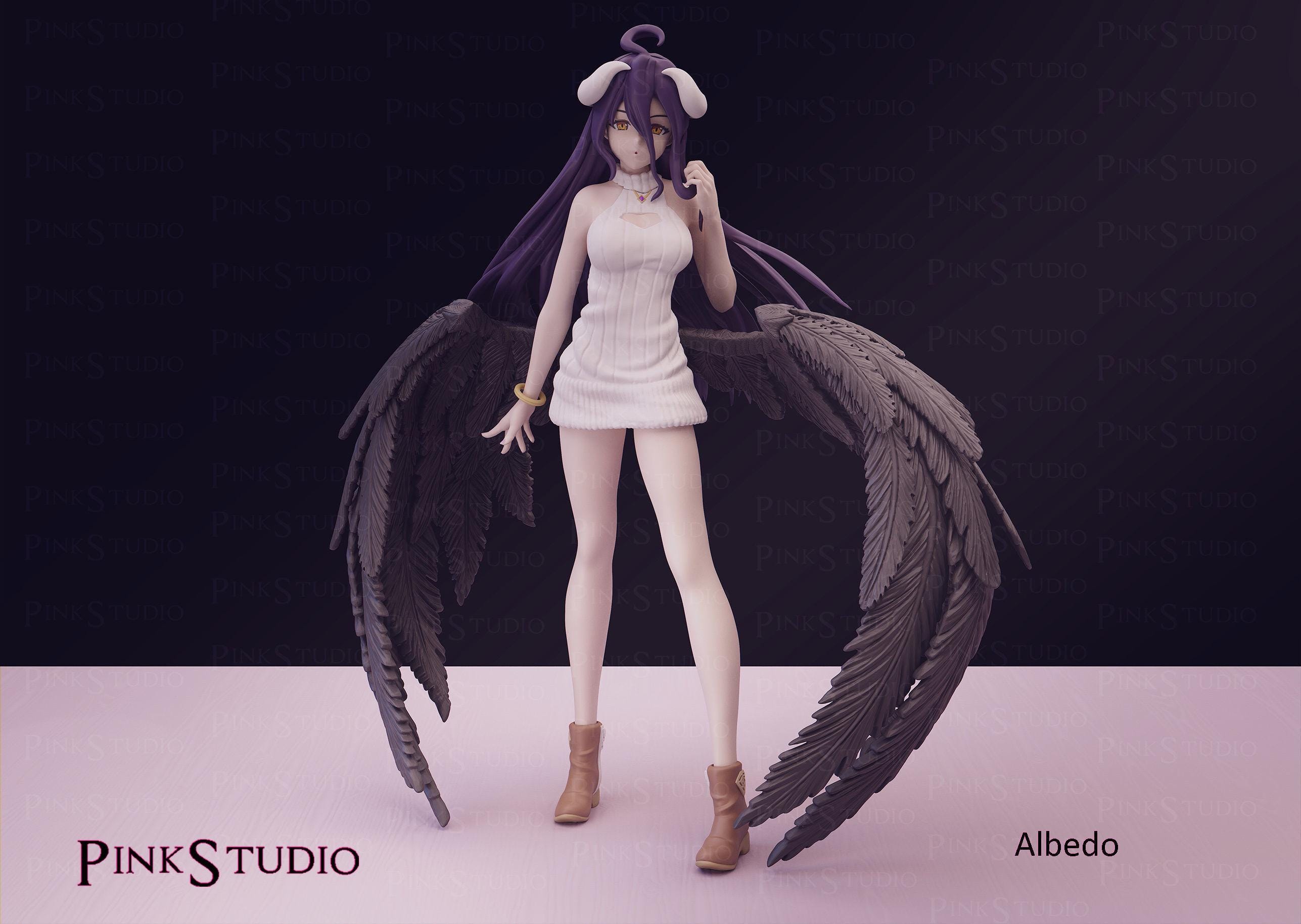 Albedo Overlord Figure - Etsy