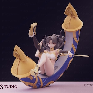 Fate Grand Order Inspired Ishtar Model Kit | 3D Resin Print Figurine | Pink Studio