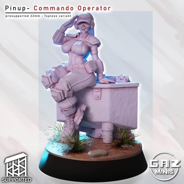 Pinup - Commander Operator | Gaz Minis