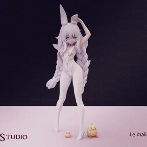 Azur Lane Inspired  Le Malin Model Kit | 3D Resin Print Figurine