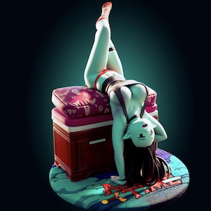 Vampire Girl Model Kit | 3D Resin Print Figurine |  Officer Rhu
